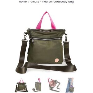Shorty Love Amuse bag.  Army green.